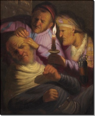 Операция (Аллегория осязания) - Рембрандт, Харменс ван Рейн