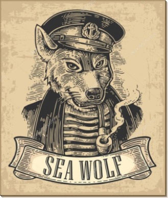 Морской волк с трубкой