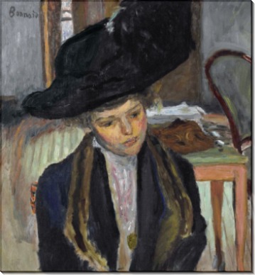 Женщина в черной шляпе - Боннар, Пьер