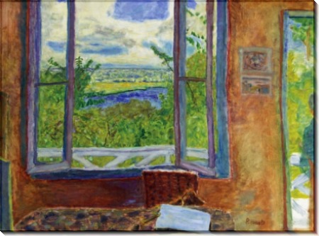 Открытое окно с видом на Сену, Вернон - Боннар, Пьер