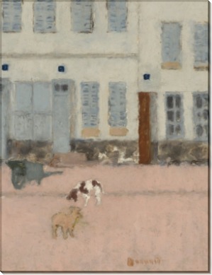 Две собаки на пустынной улице - Боннар, Пьер