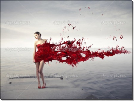 Красное платье - Сток