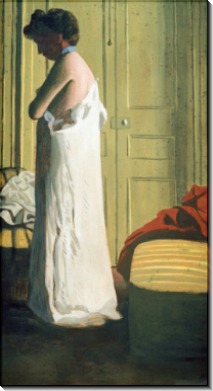 Женщина, снимающая платье - Валлоттон, Феликс 