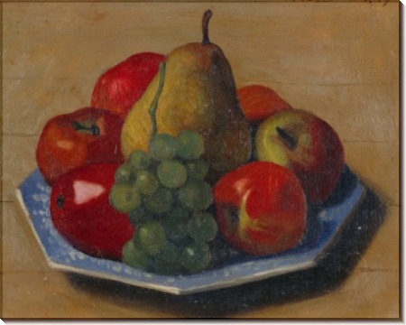 Натюрморт с яблоками, грушами и виноградом - Валлоттон, Феликс 