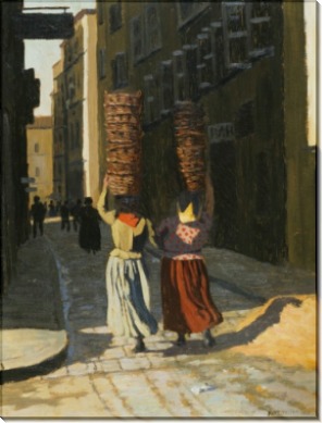 Женщины с корзинами в Марселе - Валлоттон, Феликс 