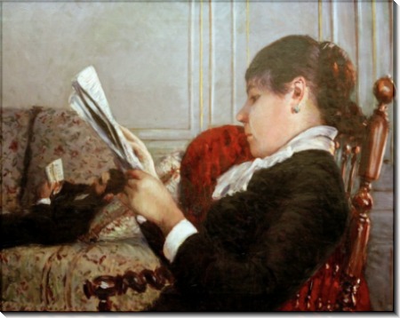 Женщина за чтением - Кайботт, Густав
