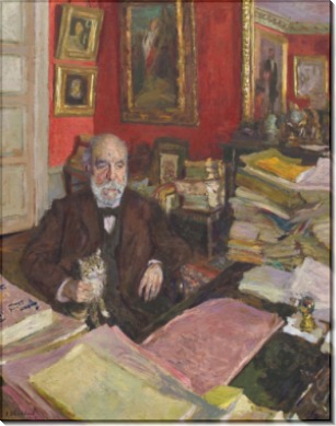 Журналист Теодор Дюре в своем кабинете - Вюйар, Эдуард