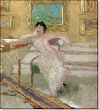 Портрет мадам Эссель в розовом платье - Вюйар, Эдуард