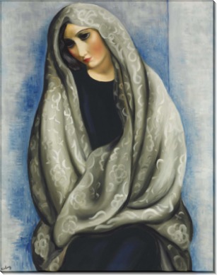 Портрет женщины с вуалью - Кислинг, Моисей