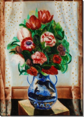 Букет цветов в вазе - Кислинг, Моисей