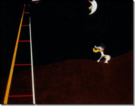Собака, лающая на луну - Миро, Хуан