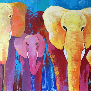 слоны картины