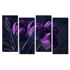 модульные картины тюльпаны