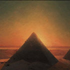 Картина Великая пирамида Гизы Иван Айвазоский