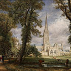 Картина Вид на собор в Солсбери из епископского сада Джон Констебль