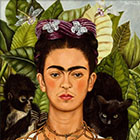 Картина Автопортрет с терновым ожерельем и колибри Фрида Кало
