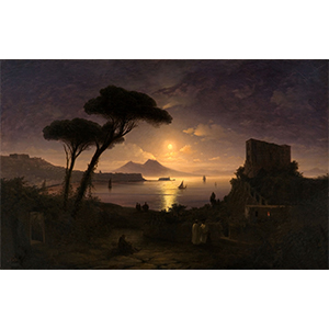 картина айвазовского неаполитанский залив в лунную ночь