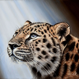 картина леопард
