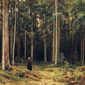 лес картина