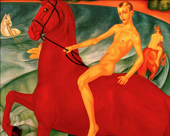 Картина «Купание красного коня» Кузьма Петров-Водкин