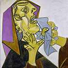Картина Плачущая женщина с носовым платком Пабло Пикассо