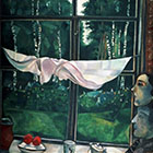 Картина Окно на даче Марк Шагал