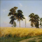 Картина Рожь, 1878 Иван Иванович Шишкин